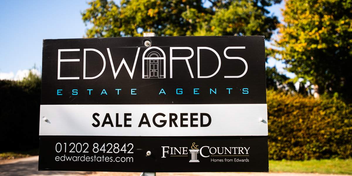 Edwards Estate Agents - Wimborne - Sale board